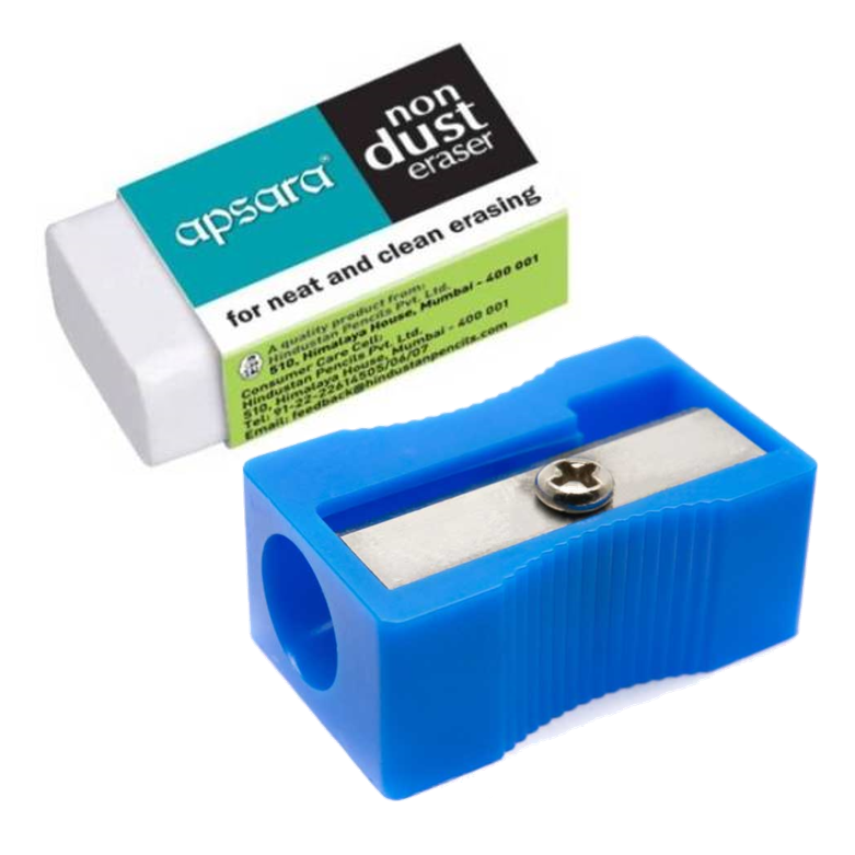 Eraser & Sharpener Sell Plus